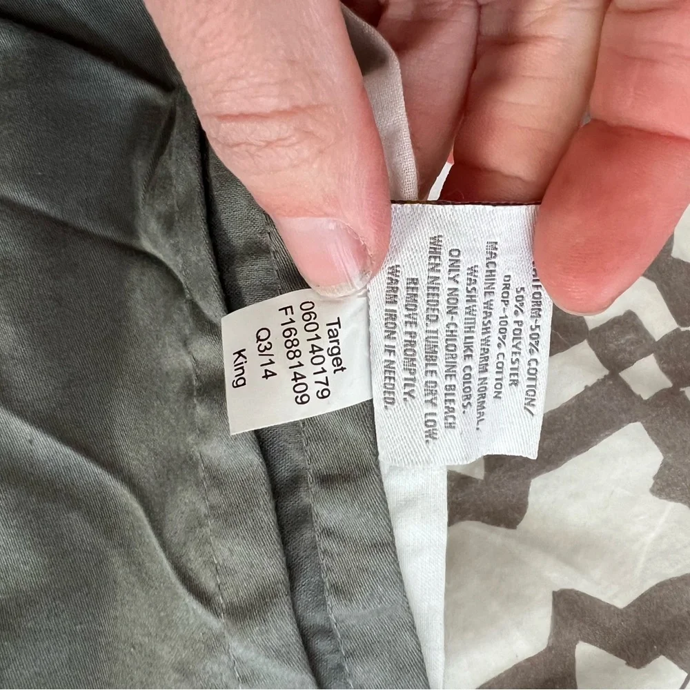 West Elm duvet cover/shams/dust ruffle